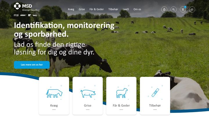 Screenshot of allflex.dk