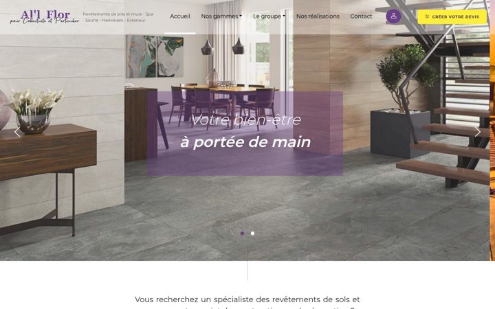 Screenshot of allflor.fr