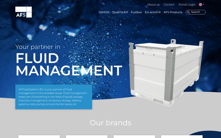 Screenshot di allfluidsystems.eu