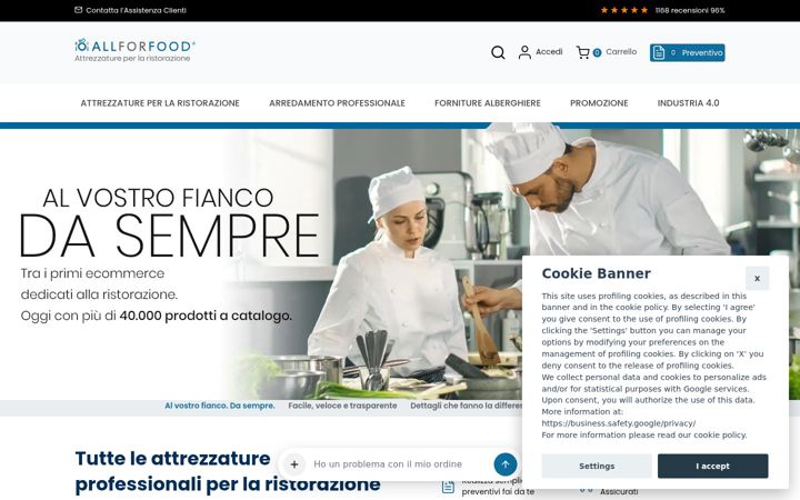 Screenshot of allforfood.com