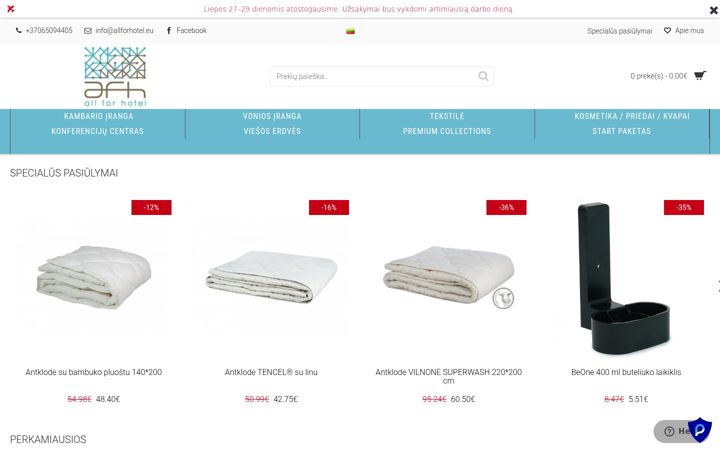 Screenshot di allforhotel.eu