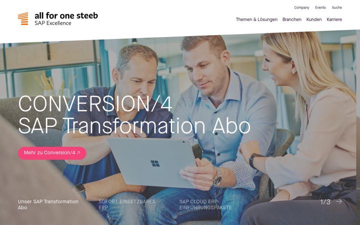Screenshot of allforonesteeb.com