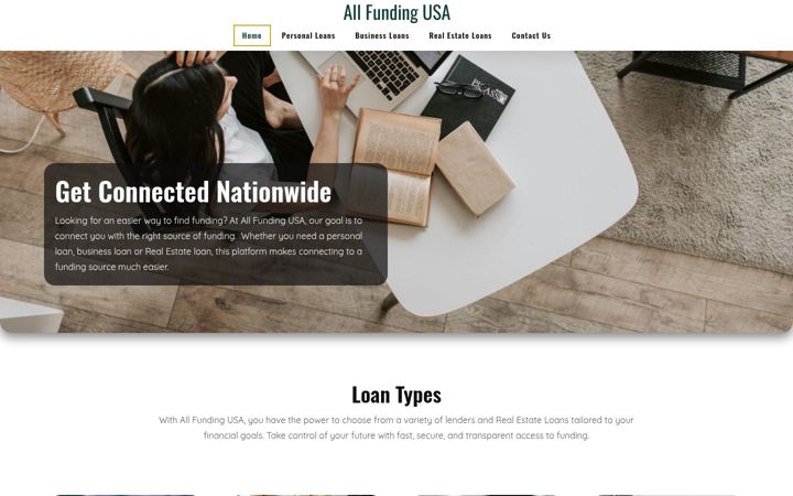 Screenshot of allfundingusa.com