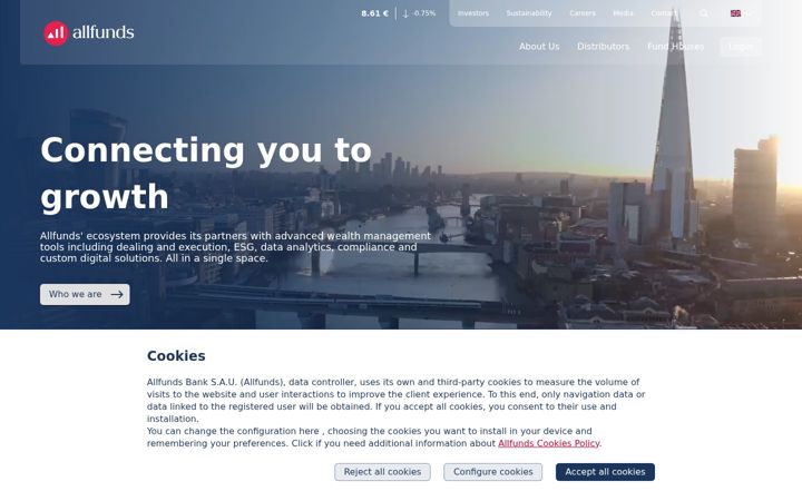 Screenshot of allfunds.com