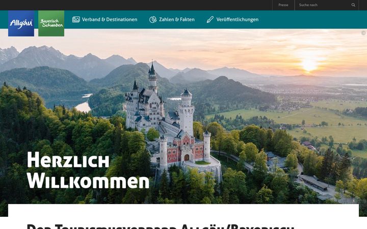 Snímek obrazovky allgaeu-bayerisch-schwaben.de
