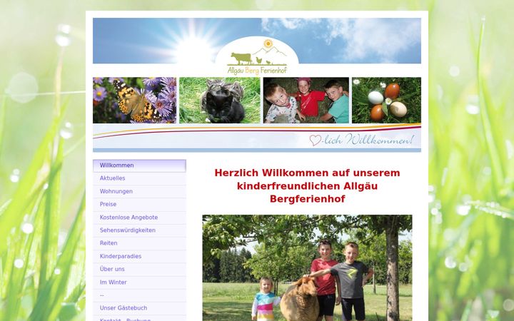 Screenshot του allgaeu-bergferienhof.de
