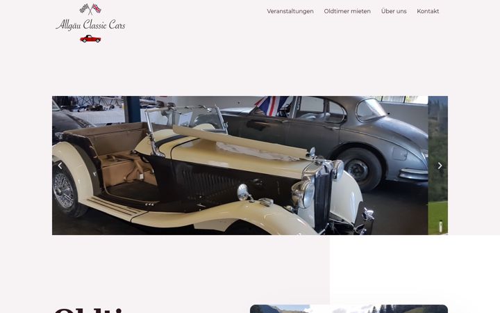 Screenshot of allgaeu-classic-cars.de