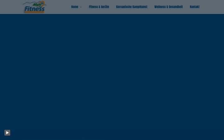 Screenshot of allgaeu-fitness.de