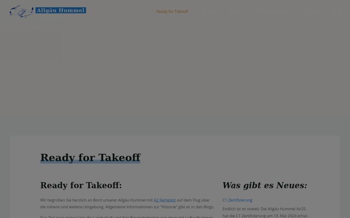 Screenshot of allgaeu-hummel.de