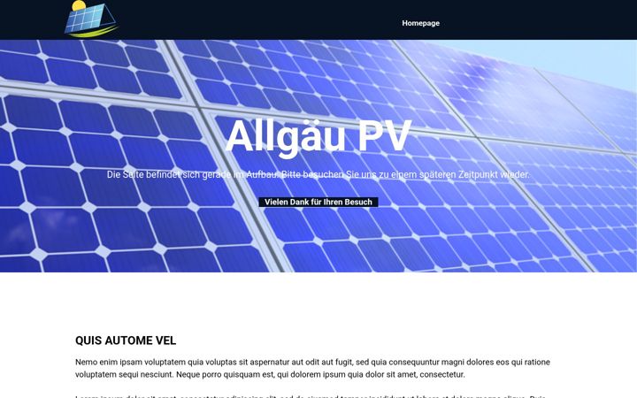 Zrzut ekranu allgaeu-pv.de