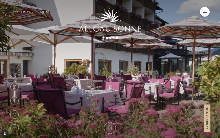 Screenshot of allgaeu-sonne.de