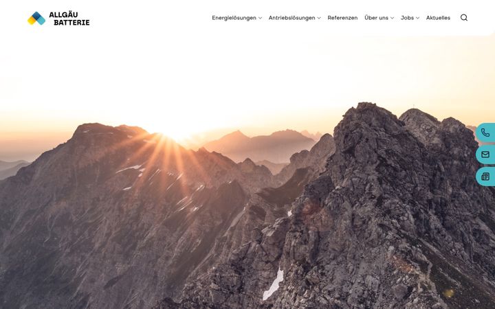 Screenshot of allgaeubatterie.de