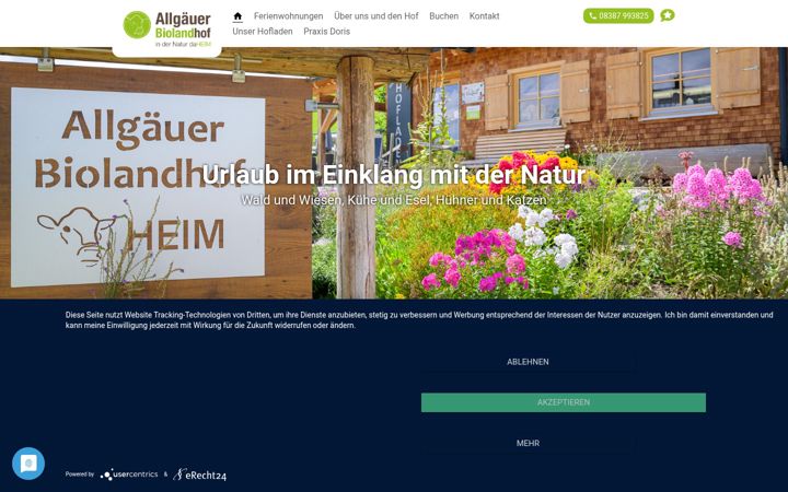 Képernyőkép: allgaeuer-biolandhof.de