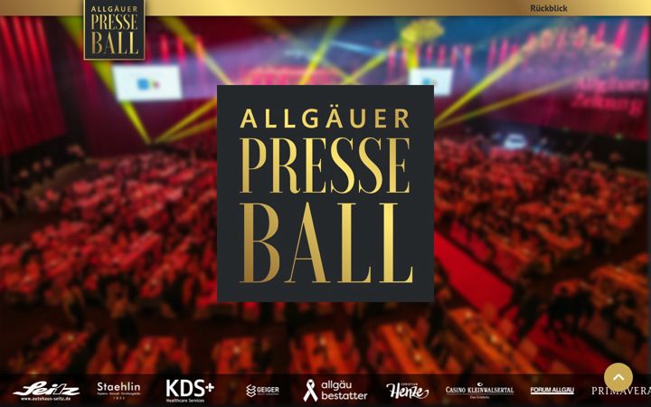 Екранна снимка на allgaeuer-presseball.de