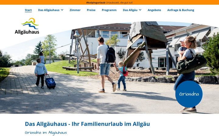 Screenshot of allgaeuhaus-wertach.de