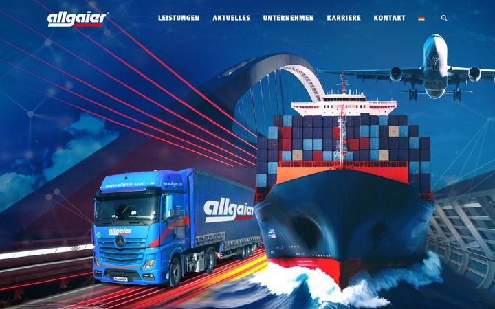 Zrzut ekranu allgaier.com