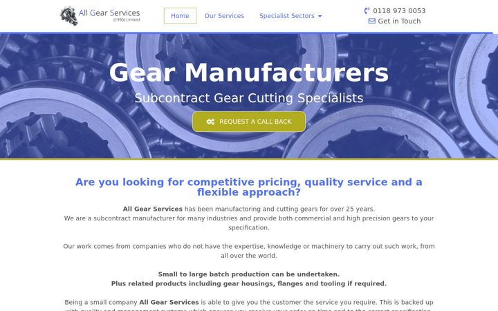 Screenshot of allgears.com
