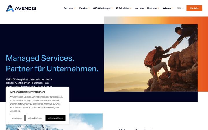 Screenshot of allgeier-its.com
