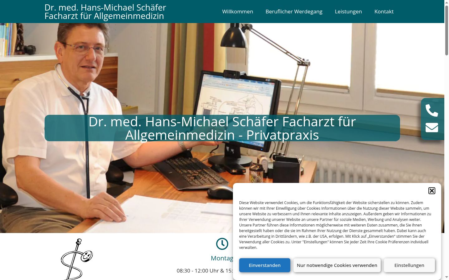 Ekrānuzņēmums ar piekrišanas baneri, kas tika rādīts pirms jebkādas mijiedarbības