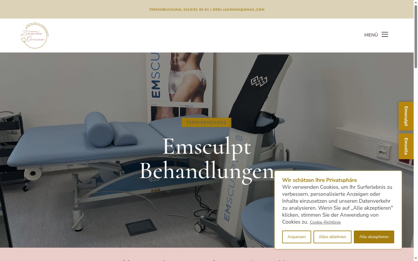Sutikimo reklamjuostės, rodytos prieš bet kokią sąveiką, ekrano kopija