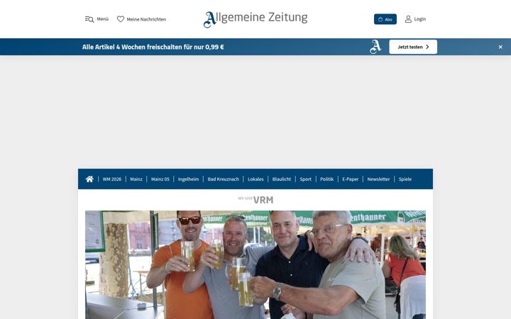 Screenshot of allgemeine-zeitung.de