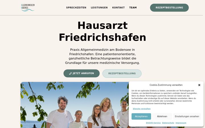 Screenshot του allgemeinmedizin-am-bodensee.info