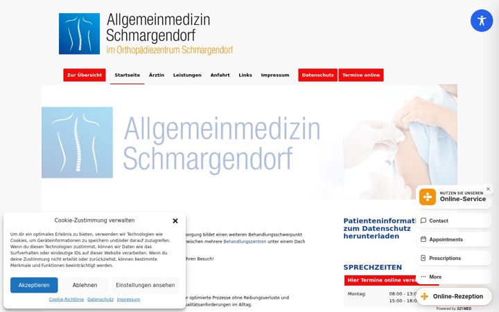 Screenshot of allgemeinmedizin-schmargendorf.de