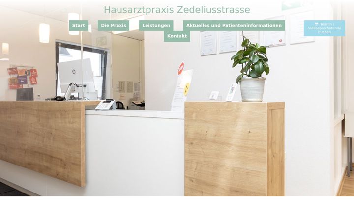Screenshot of allgemeinmedizin-wilhelmshaven.de