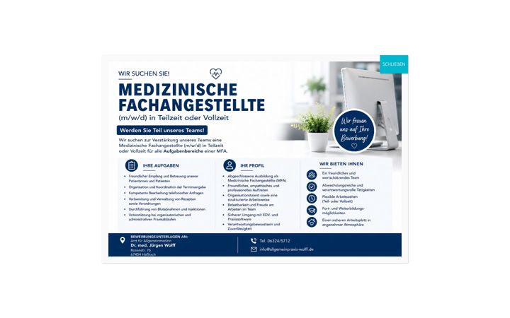 Screenshot of allgemeinpraxis-wolff.de
