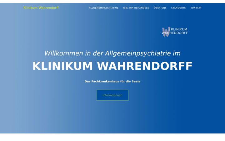 Screenshot of allgemeinpsychiatrie.de