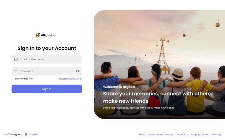 Screenshot of allgood.nz