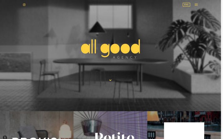 Ekrano kopija allgoodagency.se