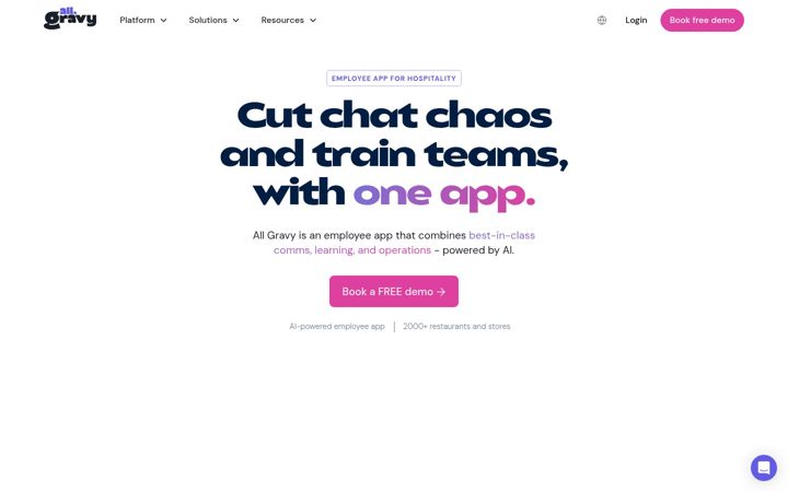 Screenshot of allgravy.com