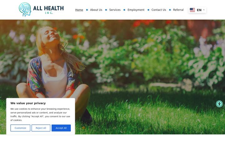 Screenshot of allhealthrehab.com