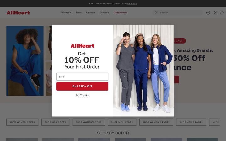 Screenshot of allheart.com