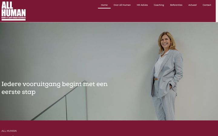 Screenshot of allhuman.nl