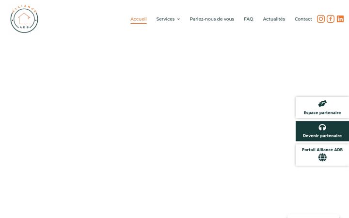 Captura de pantalla de alliance-adb.fr