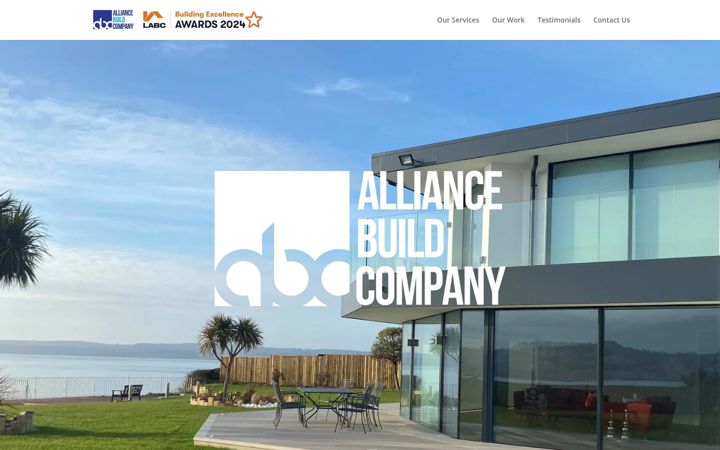 Captura de pantalla de alliance-build.co.uk