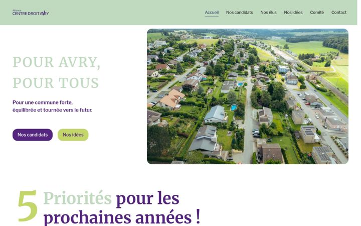 Screenshot of alliance-centre-droit-avry.ch