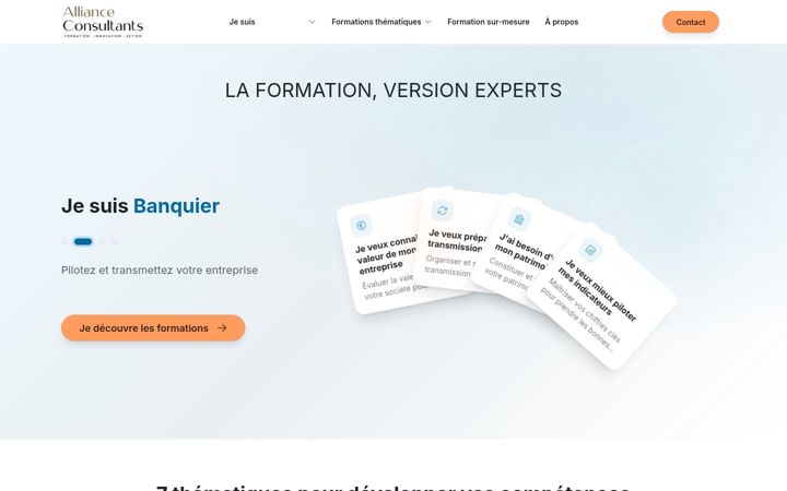 Captura de pantalla de alliance-consultants.eu
