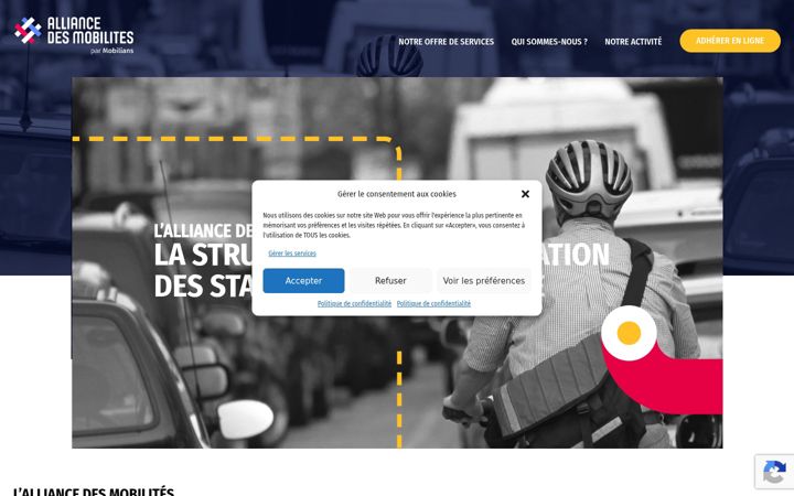 Screenshot of alliance-des-mobilites.com
