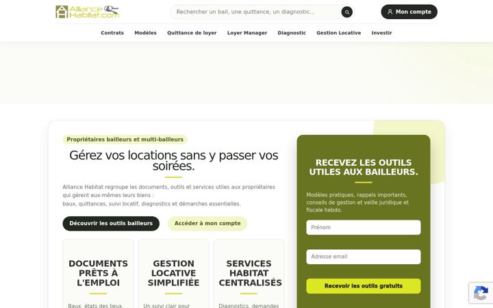 Screenshot του alliance-habitat.com