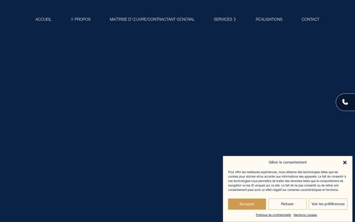 Screenshot of alliance-haussmann.com