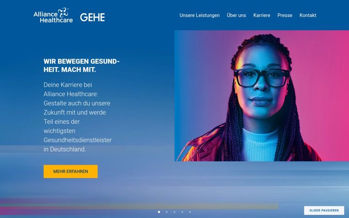 Screenshot of alliance-healthcare-gehe.de