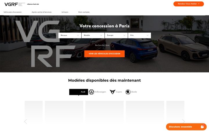 Screenshot of alliance-paris-est.fr