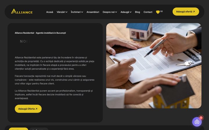 Screenshot of alliance-rezidential.ro
