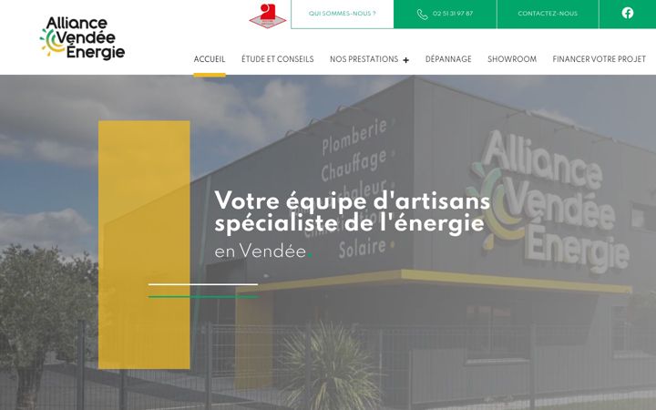 Screenshot of alliance-vendee-energie.fr