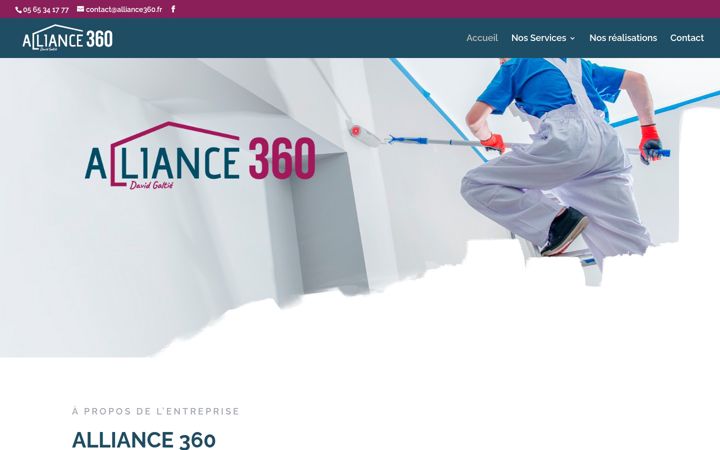 Zrzut ekranu alliance360.fr