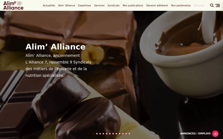 Screenshot of alliance7.com