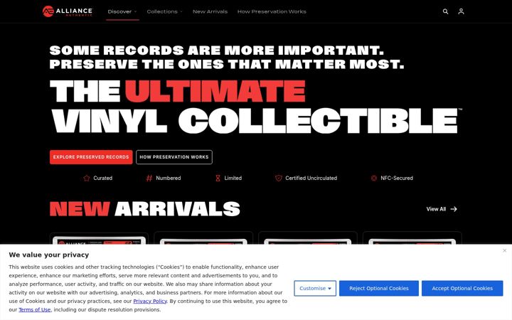 Screenshot ta' allianceauthentic.com